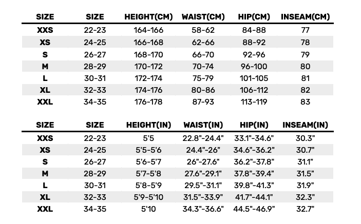2025 Roxy Womens Bottoms 0 Size Chart